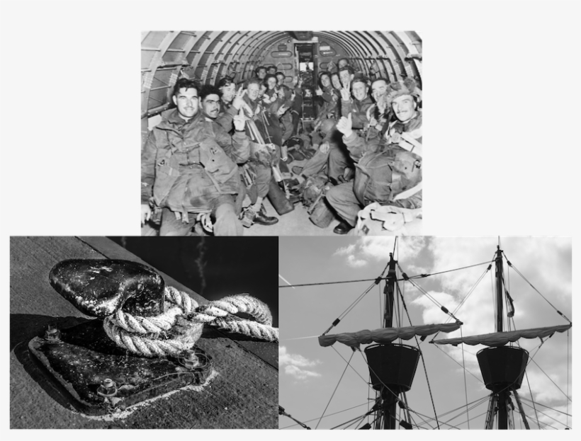 Hemp Was Used Primarily For Parachute Straps And Nautical - Poster: Men Of The British First Airborne Division, transparent png