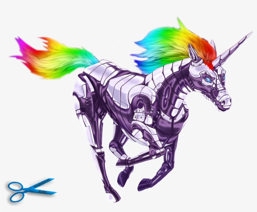 Mael, Space Fantasy, Pegasus, Cyberpunk, Robot, Vocaloid, - Robot Unicorn Attack Png, transparent png