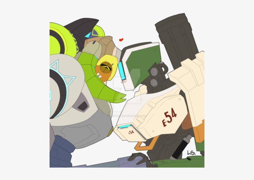 Bastion X Orisa, transparent png