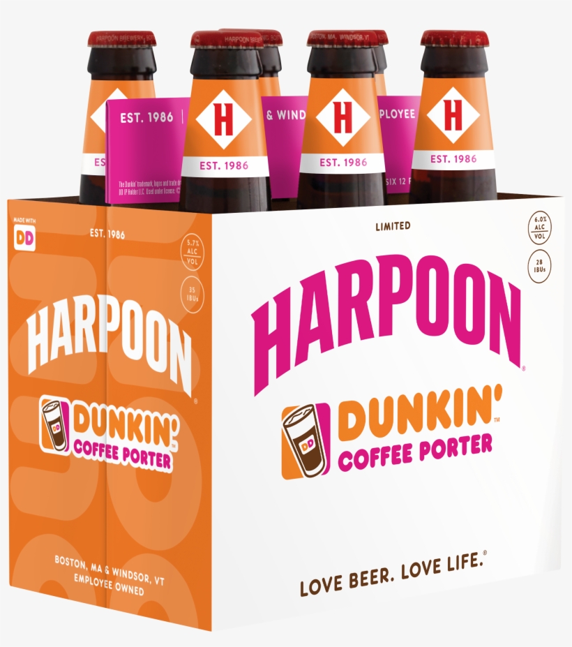 Dunkin Harpoon Coffee Porter - Harpoon Dunkin, transparent png