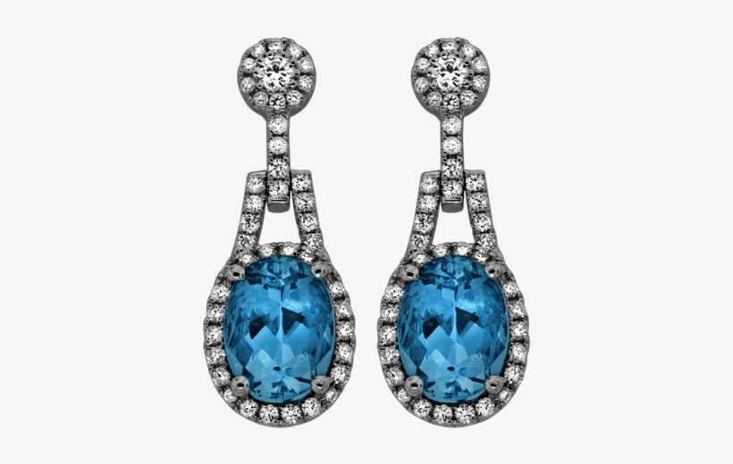 Aquamarine Earrings By Spark Creations - Earrings, transparent png