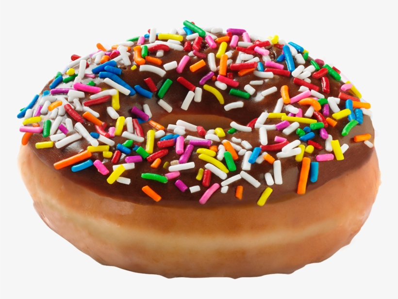 Dunkin Donuts Clipart Sprinkled Donut Krispy Kreme Chocolate Donut