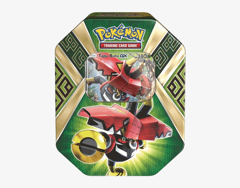 Pokemon Island Guardians Tapu Bulu-gx Tin, transparent png