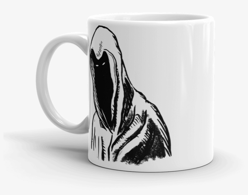 "hooded Figure" Mug - Coffee Cup, transparent png