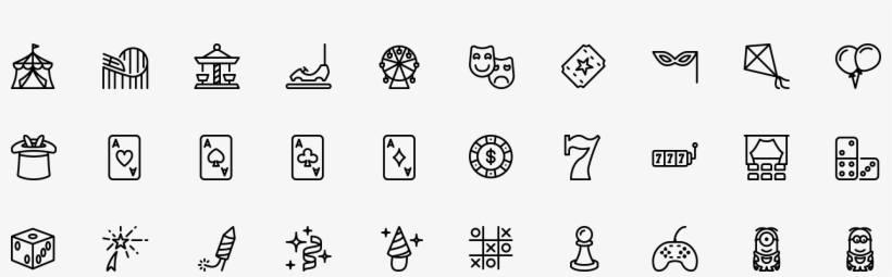 Icon Leisure And Entertainment - Fairy Scroll Tattoo Fonts, transparent png