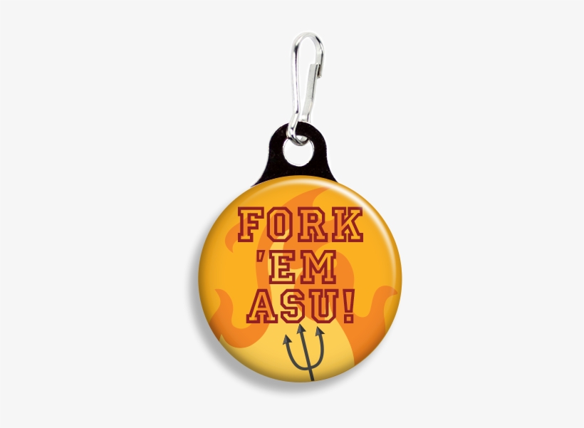 Asu Fork 'em - Geek Chic Tile Coaster, transparent png