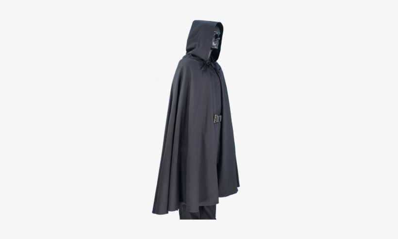 Medieval Hooded Cape - Black Cape And Hood, transparent png
