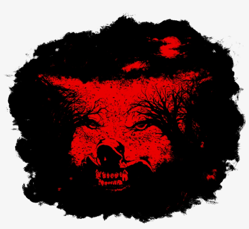 A Cloaked And Hooded Shadowy Figure Lurks Over A Small - Full Moon, transparent png
