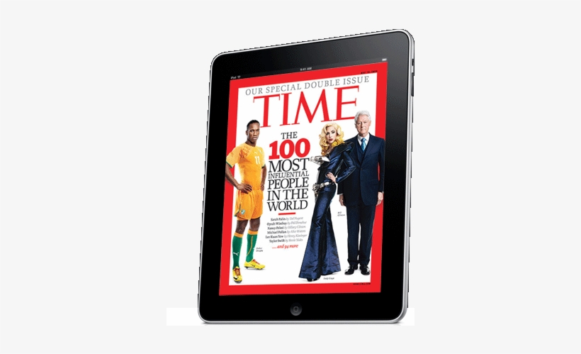 Ipad - Lady Gaga Time Magazine, transparent png
