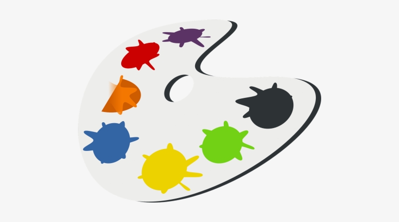 Palette,free - Paint Palette - 500x376 PNG Download - PNGkit