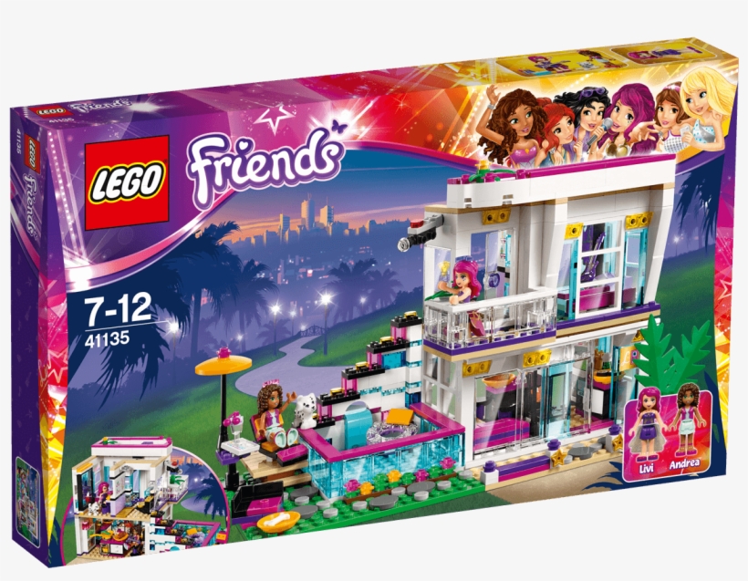 Livi Popstar House Lego, transparent png