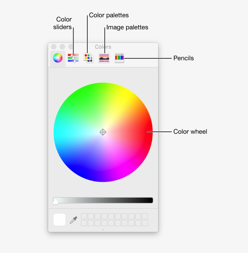 The Colors Window Shows The Buttons For Color Sliders, - Color, transparent png