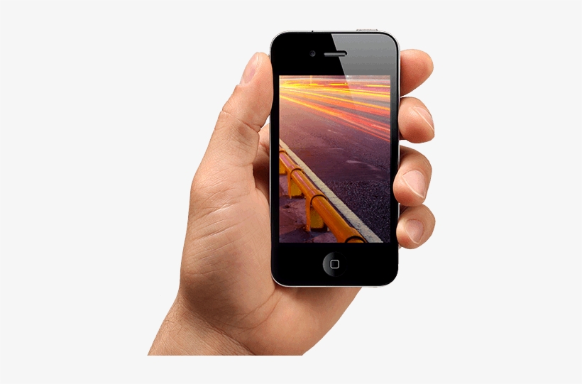 Mobile - - Iphone 5 In Hand Png, transparent png