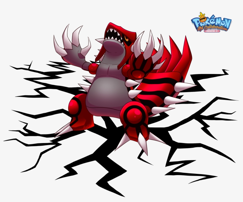 #383 Groudon In Our Pokemon Generation Iii Art Tribute - Pokemon, transparent png