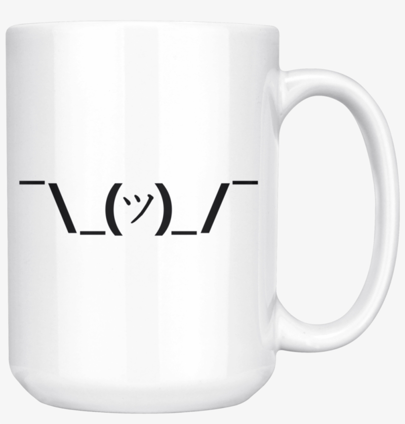 Classic Shrug Emoji Mug - Beer Stein, transparent png