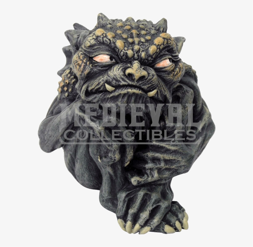 Jealous Gremlin Gargoyle Statue - 3.75 Inch Toad Gargoyle Mythological Creature Statue, transparent png