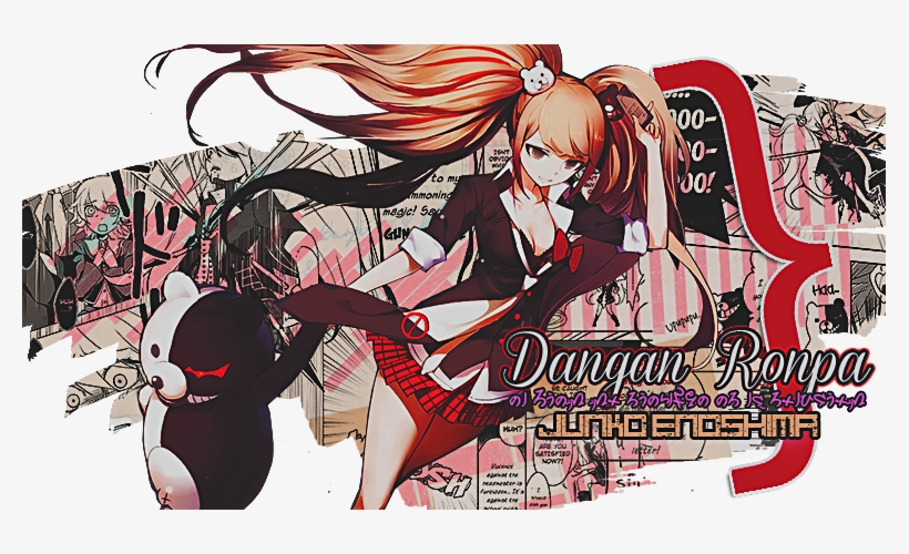 #animetime ☆ Danganronpa~ Junko Enoshima By Brianthunder - Danganronpa Enoshima Junko, transparent png