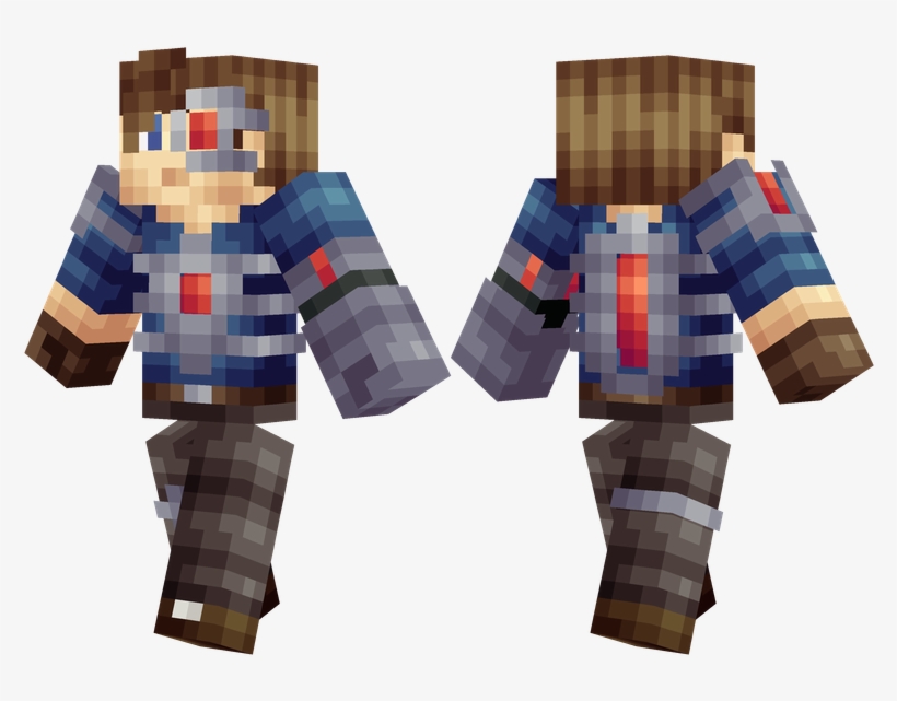 Redstoner - Minecraft Blue Mouse Skin, transparent png