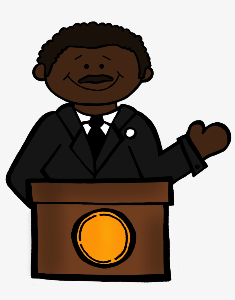 Mlk Word List Freebie - Martin Luther King Jr Clip Art, transparent png