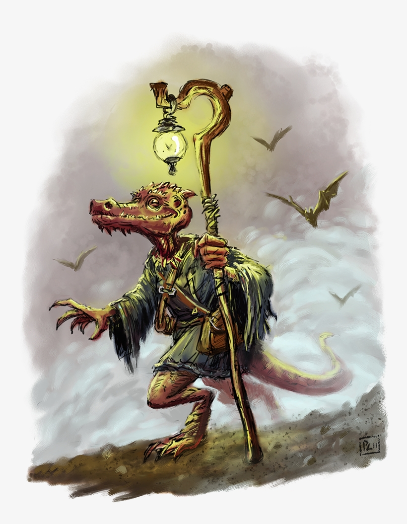 "jiro The Kobold" By Pat Loboyko - D&d Kobold Character, transparent png