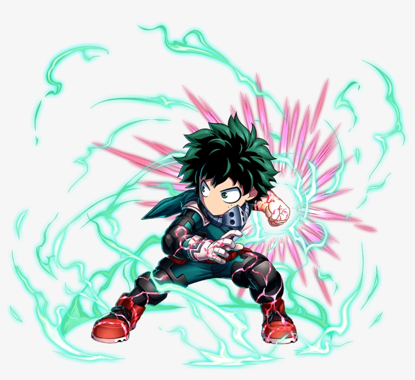Unit Art - Izuku Midoriya Brave Frontier, transparent png