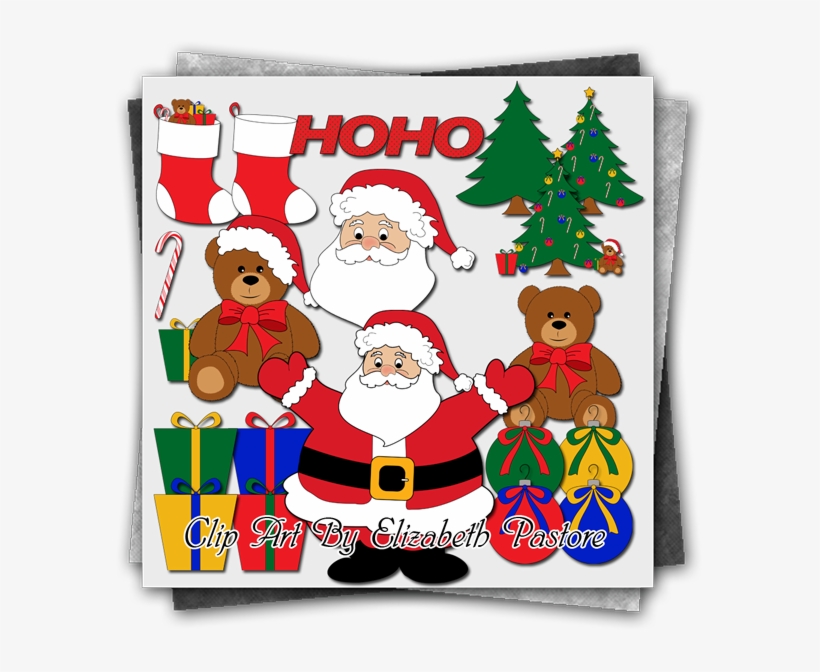 In This Set You Will Get A Santa Face And A Santa, - Credit, transparent png