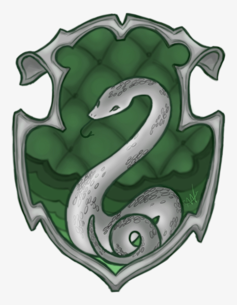 By Anchoredtether On Deviantart - Slytherin Crest Transparent, transparent png