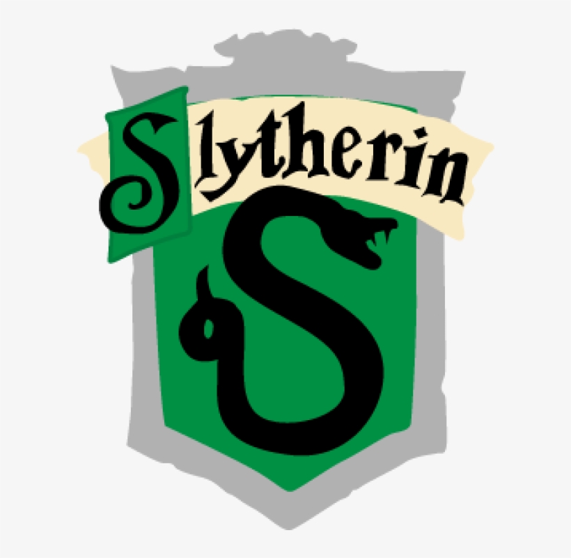 Slytherin Crest Black And White, transparent png