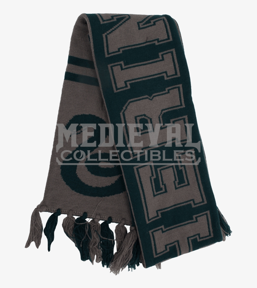 Slytherin Reversible Knit Scarf - Harry Potter - Slytherin Reversible Knit Scarf, transparent png