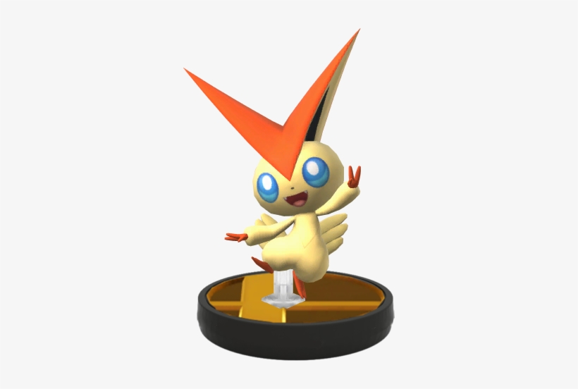 Ssbstrife Amiibo - Victini Amiibo, transparent png