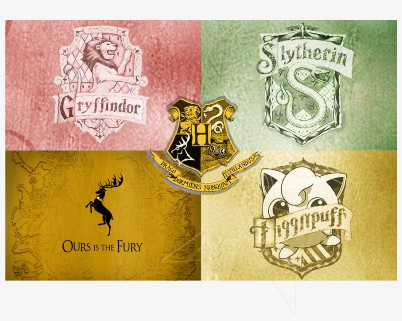 Comment Picture - Harry Potter Gryffindor Hufflepuff Ravenclaw Slytherin, transparent png