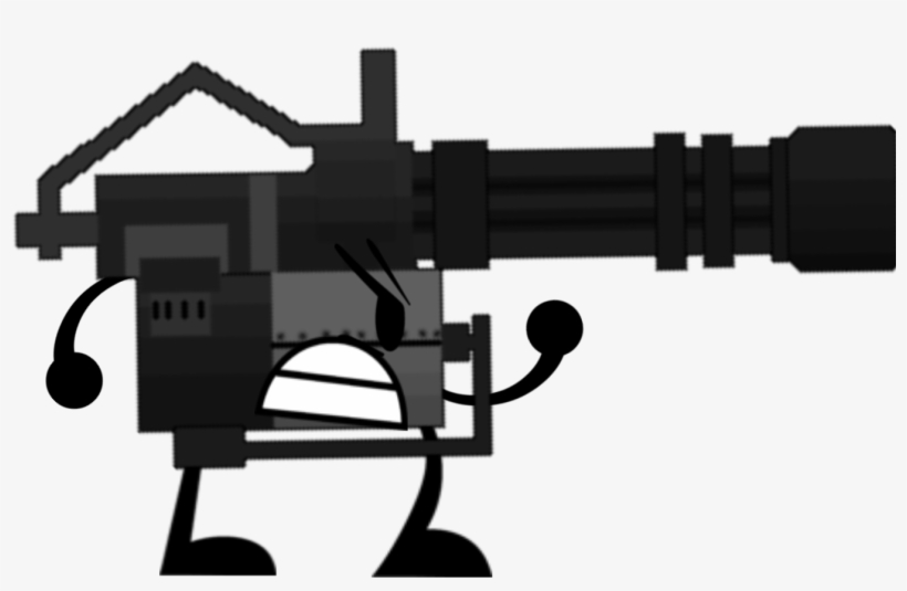 Minigun - Brickarms Custom Weapon M4 Black, transparent png