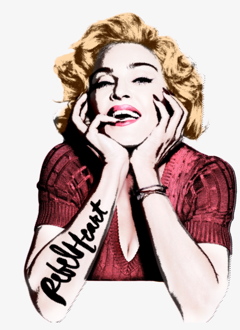 Madonna Rebel Heart (deluxe) Vinyl Record, transparent png