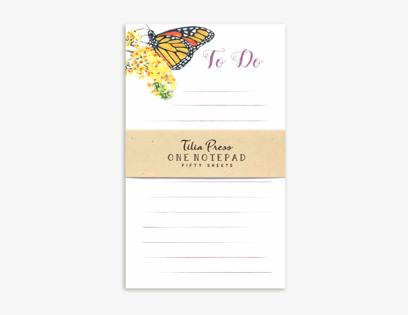 Monarch Butterfly Notepad - Monarch Butterfly, transparent png
