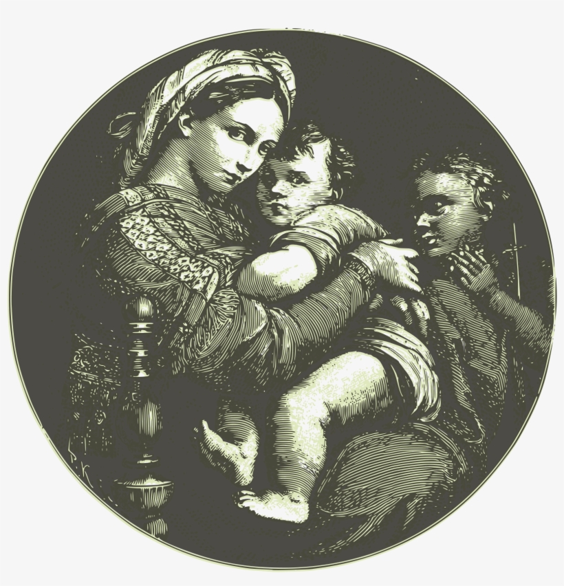This Free Icons Png Design Of Madonna Della Seggiola, transparent png