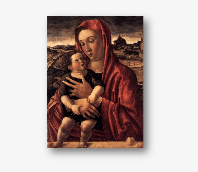 Madonna & C, 1460's Italy - Giovanni Bellini, transparent png