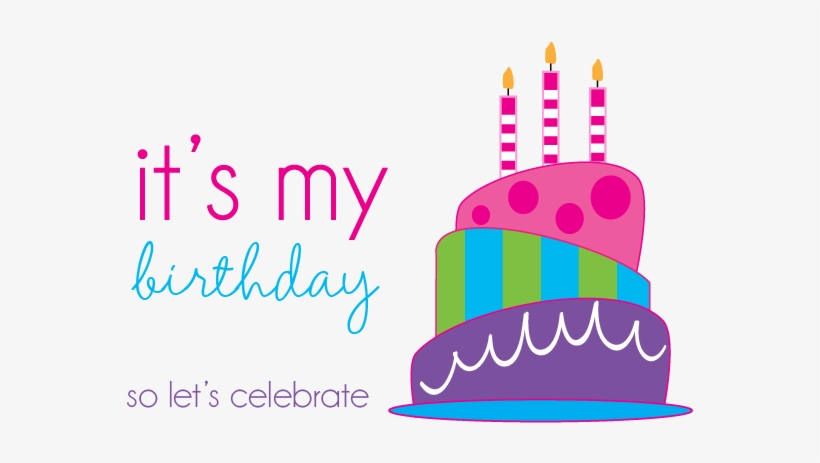 Its My Birthday So Let's Celebrate - Today Is My Birthday Png, transparent png