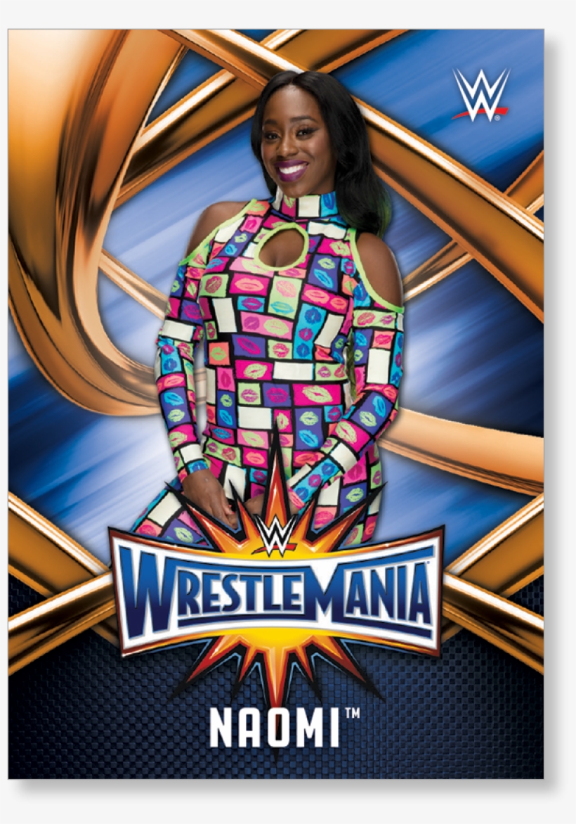 Naomi 2017 Wwe Road To Wrestlemania Wrestlemania 33 - 17 Topps Wwe Road To Wrestlemania Hanger Box, Bronze, transparent png