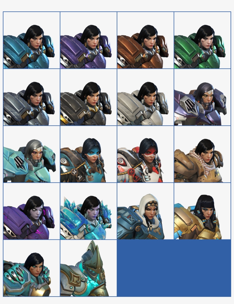 Click For Full Sized Image Pharah - Collage, transparent png