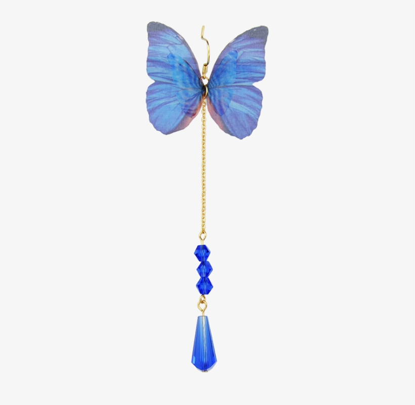 Pendiente De La Mariposa De La Lágrima - New Teardrop Butterfly Earring, Jewelry, transparent png