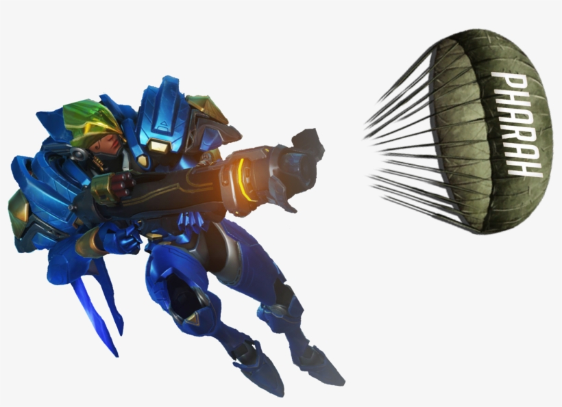 Pharah Shooting A Pharachute - Samsung 22 Inch S22e450dw Led Monitor Black Blk, transparent png