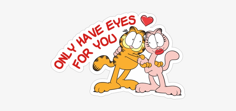 Viber Sticker «garfield Love» - Garfield Love, transparent png