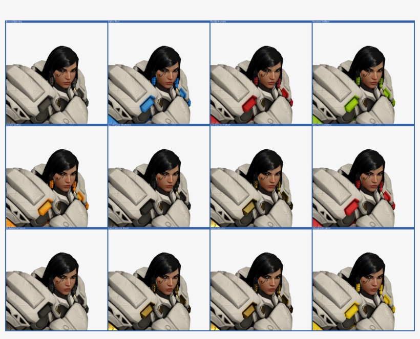Click For Full Sized Image Pharah - Sitting, transparent png