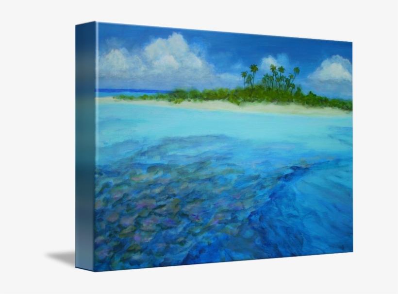 Royalty Free Download Drawing Ocean Underwate Seascape - Island Art, transparent png