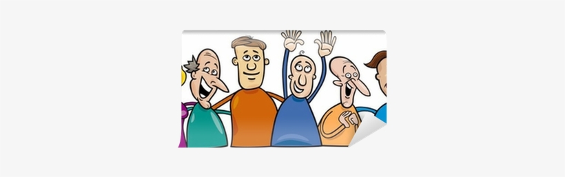 Cartoon People Hugging, transparent png