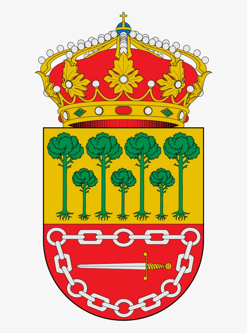 Viveros Coat Of Arms, Spanish, Vivarium, Guns, Crests, - Escudo Valverde De La Virgen, transparent png