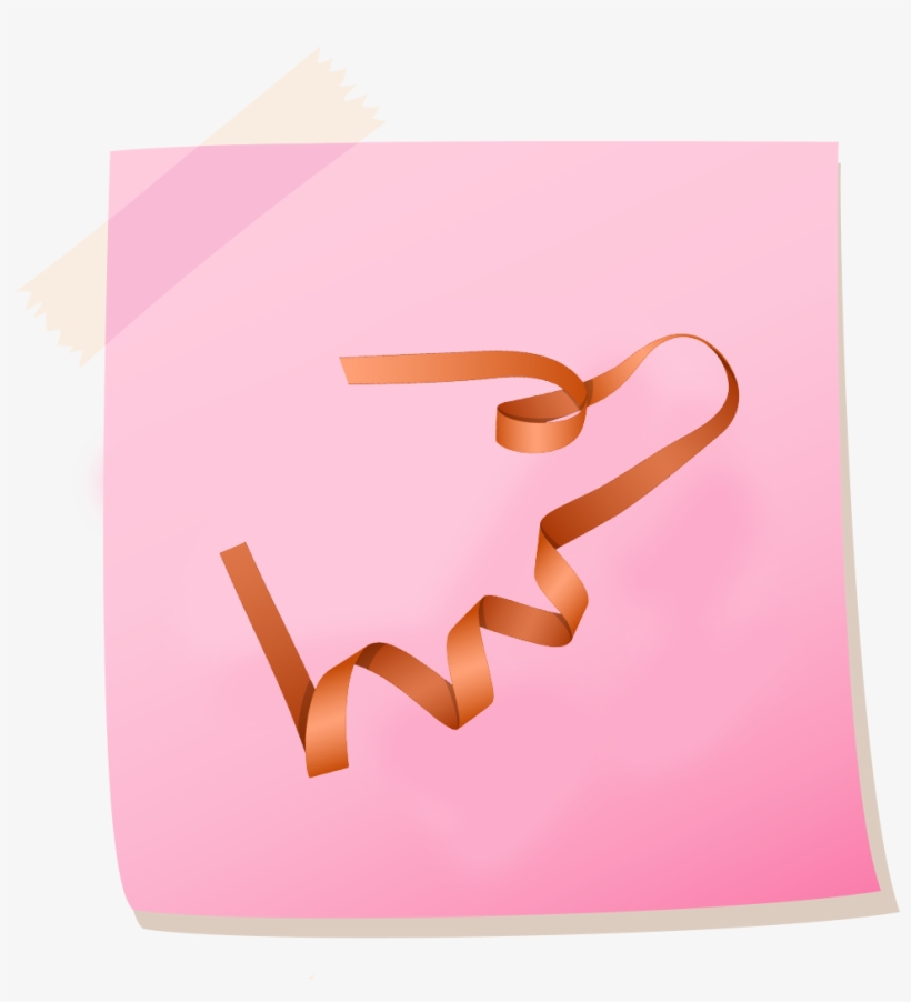 Food Icons Vector Png Ribbon Only - Construction Paper, transparent png
