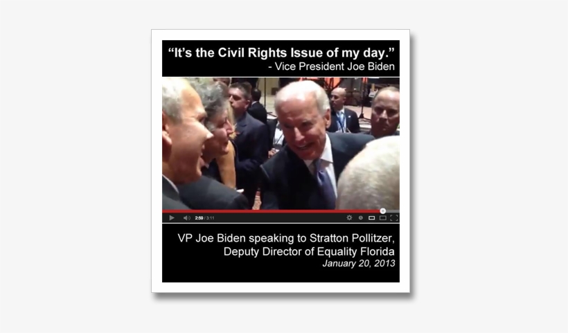 Vice President Joe Biden To Equality Florida Leaders - Led Banner, transparent png