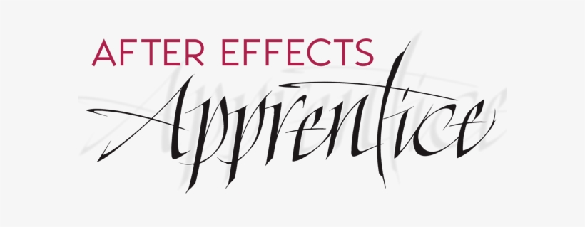 After Effects Apprentice, transparent png