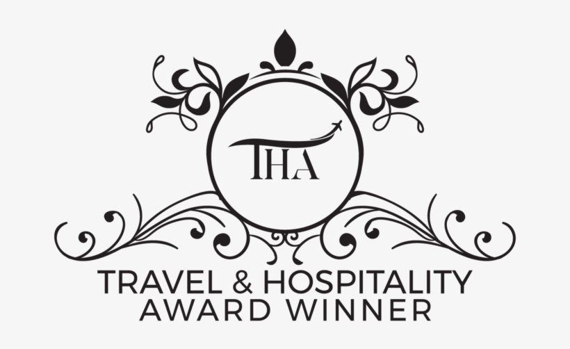 Travel And Hospitality Award Winner Logo Black-01 - Travel And Hospitality Awards, transparent png